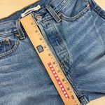 Levi's Levi’s Wedgie Straight Jeans Women’s 26 Button Fly Frayed Hem Blue Denim Photo 10