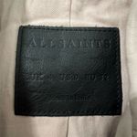 ALLSAINTS Women's Balfern Biker Jacket Size 0 Pink Asymmetrical Zip Casual Photo 9