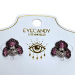 Eye Candy Los Angeles | NWT Poodle Dog CZ Stud Earrings Photo 3
