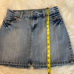 American Eagle  Denim Mini Skirt Size 0 Cotton Photo 5