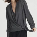 Rag and Bone  Felix Popover in Black/White Stripe small Photo 0