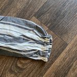 Sugar Lips Urisa Black Striped Off The Shoulder Crop Top Photo 3