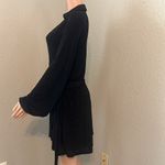 Bailey Rose Mini Wrap Black Dress Size Small long sleeve CASUAL FORMAL NWT #104 Photo 9