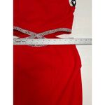 Speechless  Rhinestone Trim Cutout Mermaid Gown In Red. Size 7. NWOT Photo 7