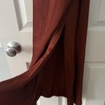 Amazon  Brown Silk Dress Photo 2