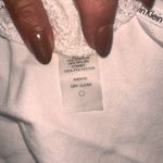 Calvin Klein Woman Cropped Knit See Through Cardigan White Laced-front Size XL Photo 12