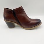 Earth Women's Lina Austin Wide Ankle Boots Size 9 Mahogany Brown Photo 1