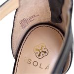 Isola EUC  Leather Bevin Mesh Heels Black Patent Size 7.5 Photo 6