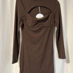Princess Polly  Dress Long Sleeve Mini brown Photo 0