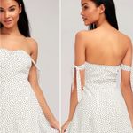 Lulu's‎ Twirl Me Around Off Shoulder Skater Dress Size L Black Size L Photo 2