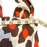 New York And Company  Leopard-Print Poplin Ruffle Flare Dress size large Photo 5