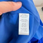 Nicole Miller  Royal Blue Satin Sleeveless Flounce Formal Gown Size 8 Photo 10