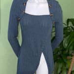 SheIn  Blue Button-Detail Cardigan Photo 0