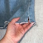 AGOLDE Becker Raw Hem Denim Mini Skirt Blue Size 30 NWT Photo 9