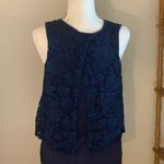 Green Envelope LA Lace Layered Sleeveless Blouse Photo 1