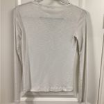 Vince Women's White Long Sleeve Top Photo 3