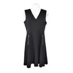 Andrew Marc Dress Black Seamed Sleeveless Fit & Flare Career Size 14 New w/Tag Photo 10