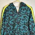 VEVO Active Zip Up Jacket Made In Egypt Womens Small Green Black Pockets Sporty Photo 1