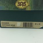 SAS Easier antique wine leather slip on shoes Size 9.5 Photo 1