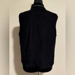 Preloved Paul Harris Design Black and White Halloween Zip Up Vest size small Photo 4