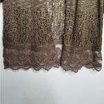 New Directions crochet cardigan Olive green Size Medium Photo 6