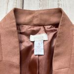 Chico's Chico’s Dusty Rose Pink Suede Blazer Size 1 (M) Photo 2