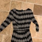 Tart Collections Modal XS Black White Ruched Dress Photo 8