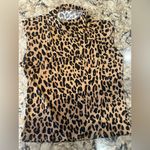 Nine West Size Large Leopard Print Mock Neck Tank Top New NWT SZ L Photo 2
