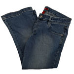 South Pole Y2K Cropped Embellished Patched Graffiti Denim Capri Jeans Grunge Blue Size undefined Photo 4