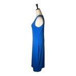 Columbia ‎ Royal Blue Sleeveless Mesh Detail PFG Athletic Maxi Tank Dress Size XS Photo 2
