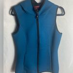 Gerry Women’s Blue Hooded Zip Front Sleeveless Vest Size Medium Activewear Photo 0