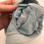 Glyder  Blue Striped Strappy Sports Bra Size Medium Photo 1