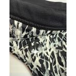 Lululemon  Swimsuit‎ Bottoms Black White Abstract Print Tie Side Bikini Bottom 4 Photo 5