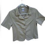 White Stag  Tan Button-Up Blouse Photo 0
