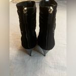 Gucci  Black Elastic And Leather Isadora Gladiator Booties Photo 6