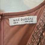 Mac Duggal NWT 93787 Pink Beaded Wrap V-Neck Cap Sleeve Dress Size 14 Photo 9