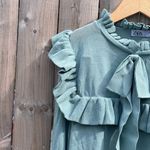 ZARA women’s Ruffle knit sweater with Bow Photo 11