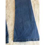 Indigo Rein Índigo Rein Flared Jeans Womens 5 / 26 Blue Denim Distressed Button Photo 11
