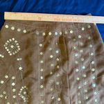 Carole Little Women's Tan Skirt with Gold Embellishments Size 14 Brown Photo 6