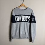 '47 Dallas Cowboys Crewneck Sweatshirt Pullover Women's Medium Gray NFL Football Photo 1