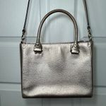 Kate Spade  Wellesley Quinn Metallic Gold Leather Tote Shoulder Bag Purse Photo 2