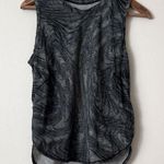 Lululemon 10 High Neck Split Hem Run Tank in Dimensional Icing Blue Multi Photo 3