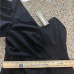 DO+BE  NWT One Shoulder‎ Mini Black Dress Puff Sleeve, L Photo 15