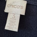 Chico's  Cardigan Sweater Embellished Elektra Long Duster Women's Size 3 XL Navy Photo 9