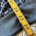 Splendid  Charcoal Leopard Print Sweatshirt Size Small Photo 7