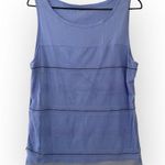 Loft Pale Blue Layered Tank Top Women’s Size Large Sleeveless Shirt Photo 0
