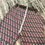 Anthropologie  Dolan Pink and Black Patterned  Cropped Pants
Size XS Photo 4