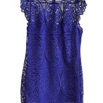 Elie Tahari Plum Lace Fit & Flare Sleeveless Dress Size 16 Elegant Design Photo 0
