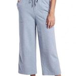 Athleta  Farallon Heathered Wide Leg Crop Pants Light Blue Size 4 Photo 0