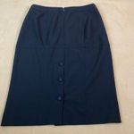 Body by Victoria Skirt Women's Black Button Back Career Business Sz 4 *FLAW Photo 4
